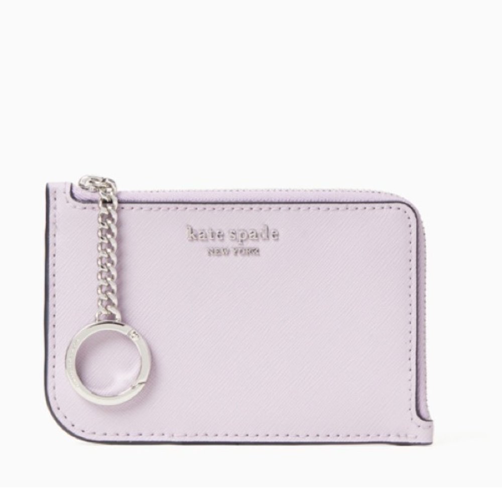 kate spade cameron medium l-zip card holder bitsy